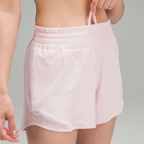 Lululemon Hotty Hot High Rise Pink Lined Shorts - 4” inseam - size 6 - Picture 3 of 5